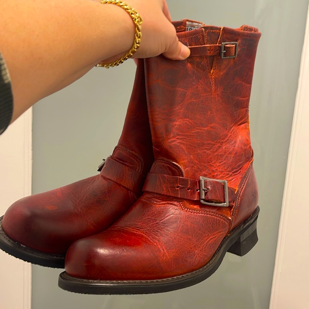 NWOB Red Frye Engineer Boots